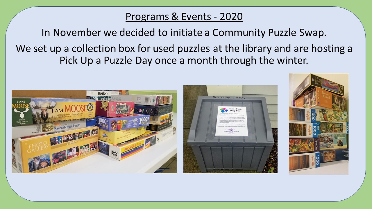 Community Puzzle Swap  Caldwell Public Library